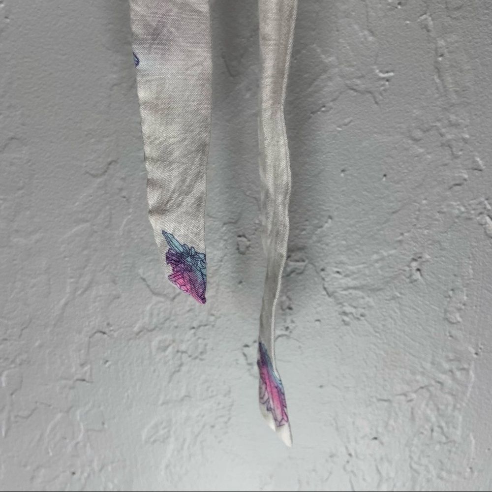 Sz Small Wildfox White Neon Purple Crystal Romper - Picture 4 of 12